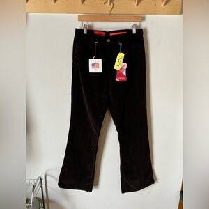 NYDJ sz 10 brown flared corduroy